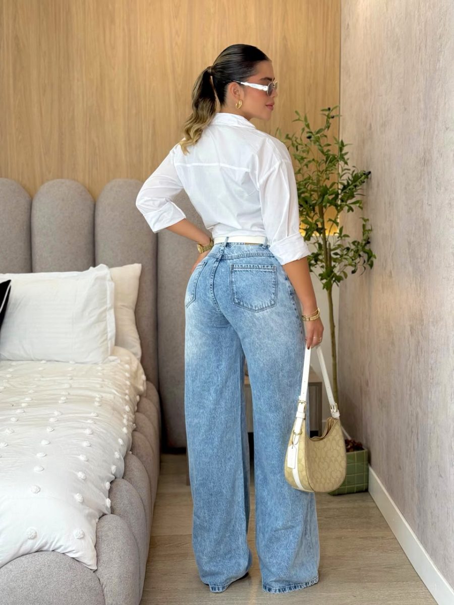 Jean samira (claro )