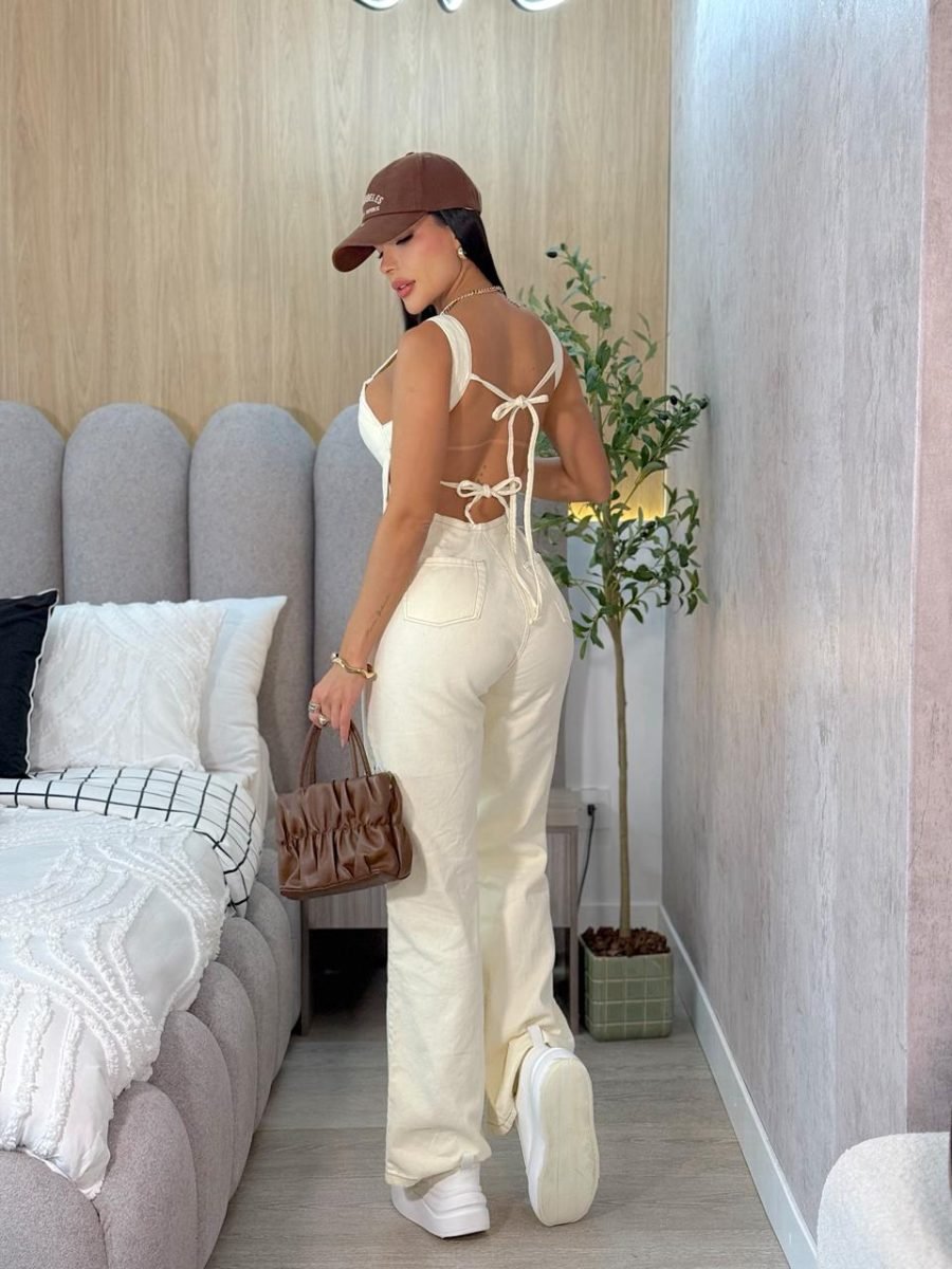 Enterizo largo denim mae - EMA COLOMBIA