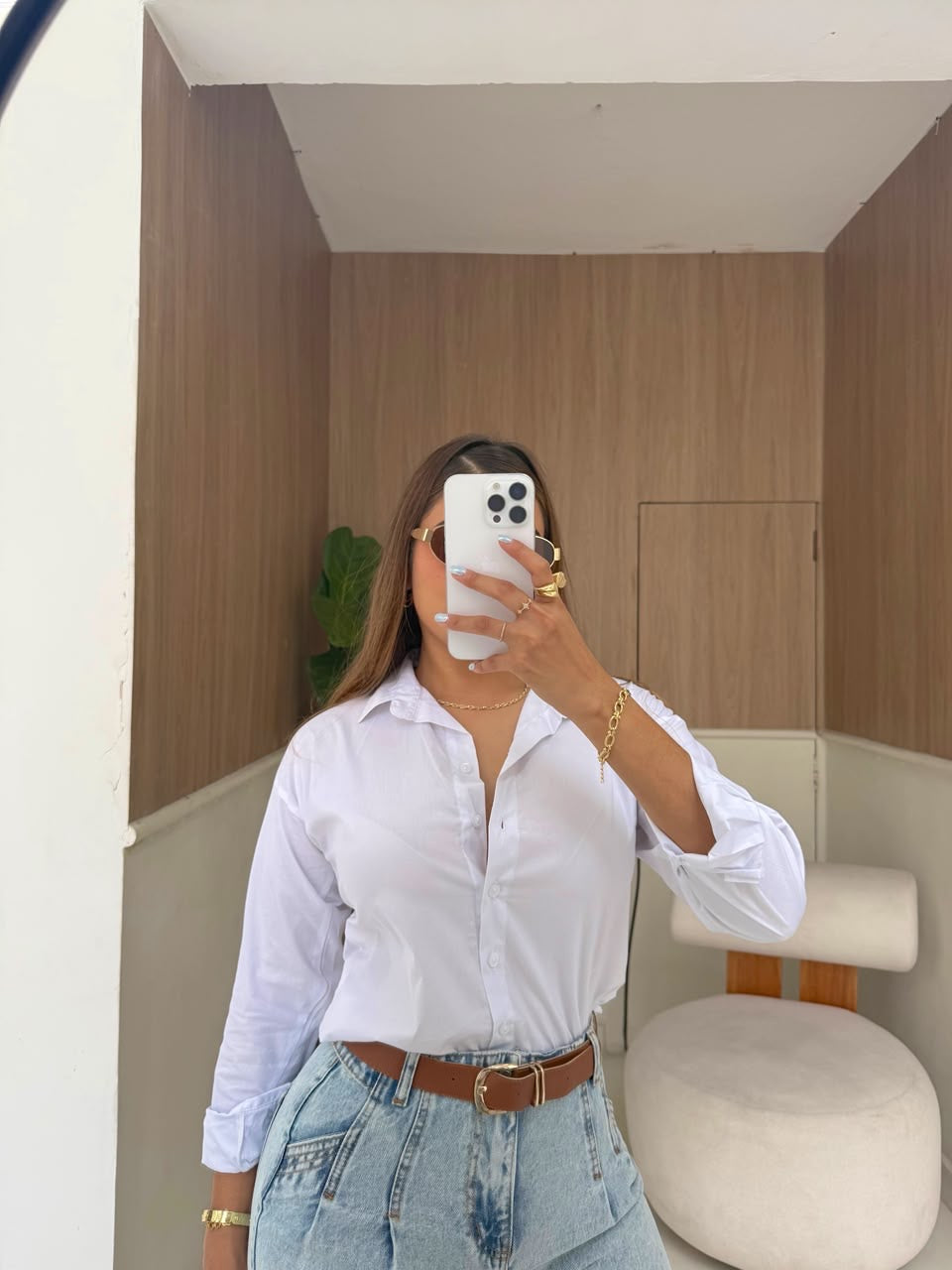 Camisera helena  ( blanco )