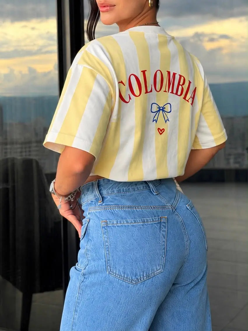 Camiseta oversized latina