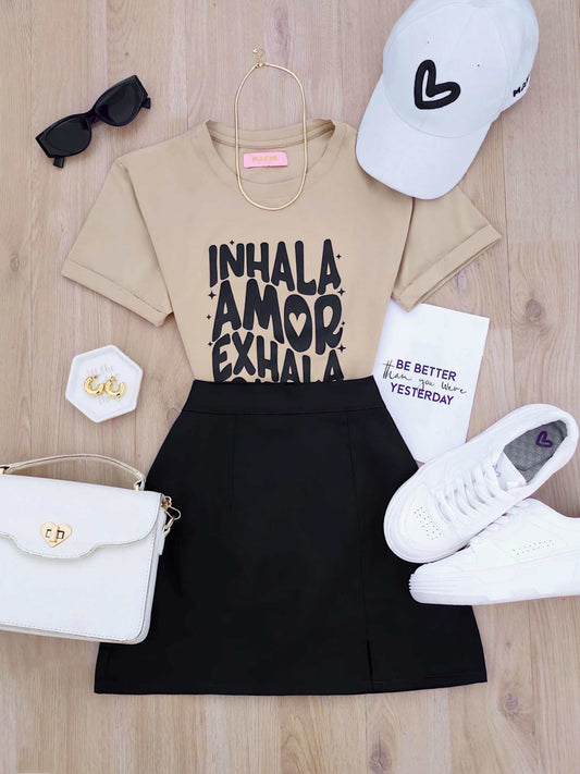 Camiseta Gratitud Camel