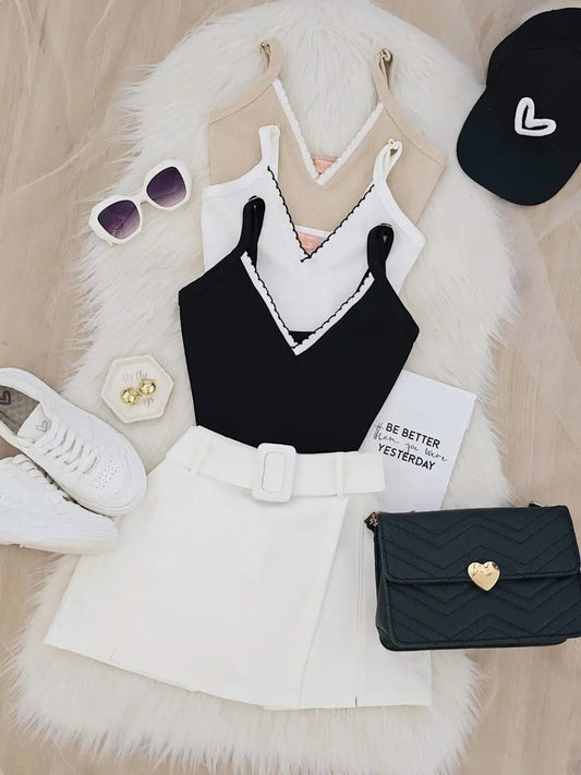 Blusa cariñosa (blanco) - EMA COLOMBIA