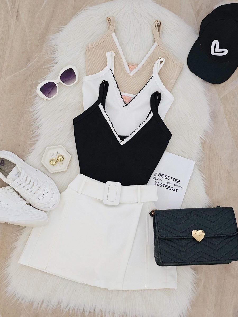 Blusa cariñosa (Negra) - EMA COLOMBIA