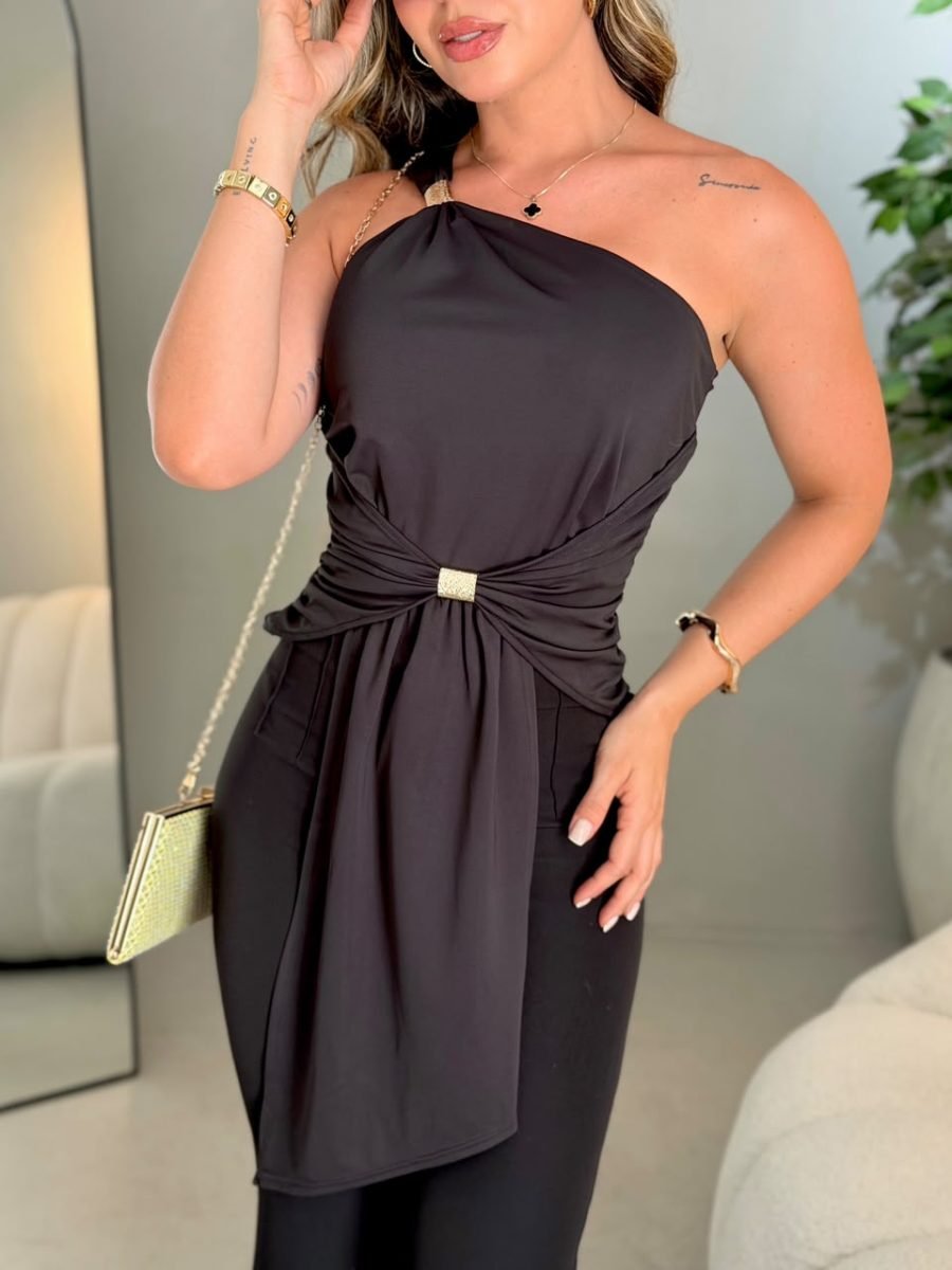 Blusa Lilia ( negra ) - EMA COLOMBIA