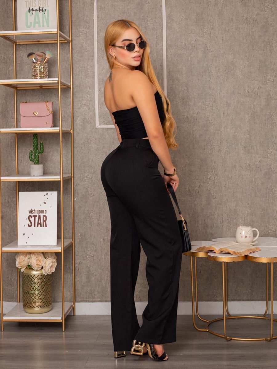 Blusa Madelis (negro ) - EMA COLOMBIA