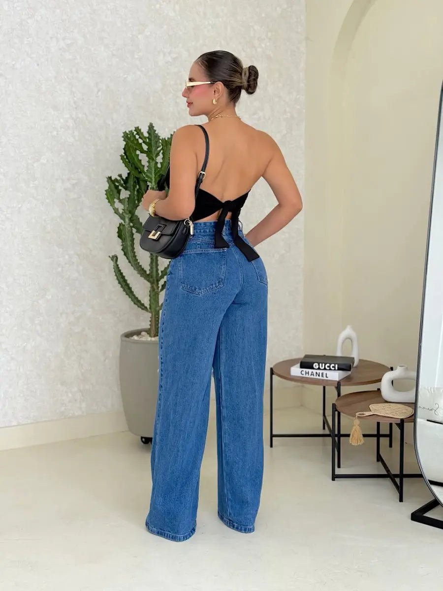 Blusa marini (negro) - EMA COLOMBIA