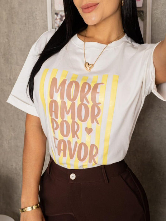 Camiseta oversized More - EMA COLOMBIA