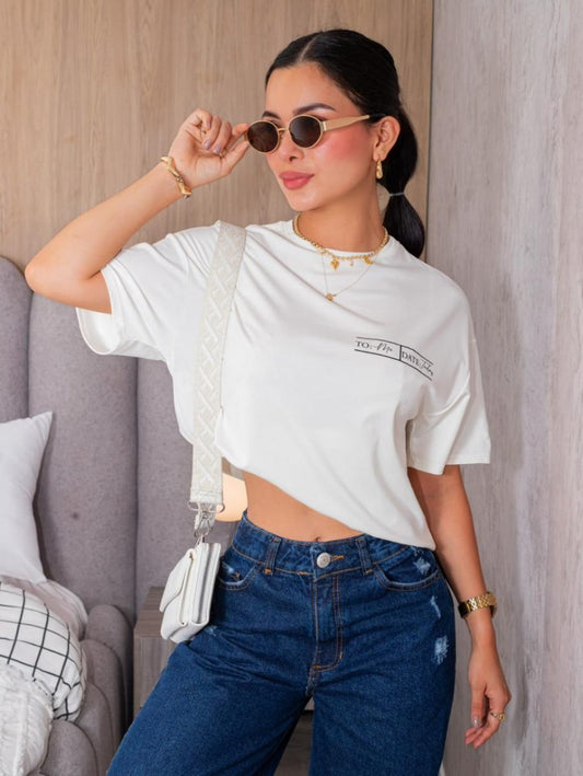 Camiseta oversized Nina - EMA COLOMBIA