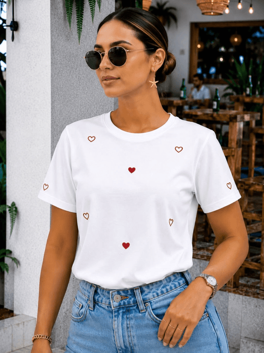Camiseta oversized Pandora marfil - EMA COLOMBIA