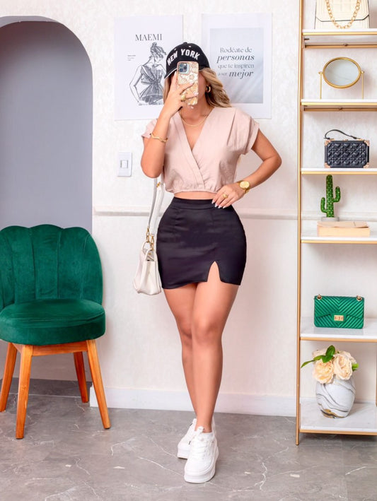 Falda Matilde negra - EMA COLOMBIA