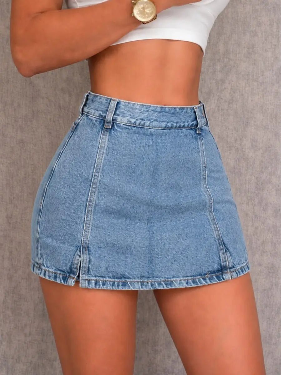 Falda short Jean Camelia - EMA COLOMBIA