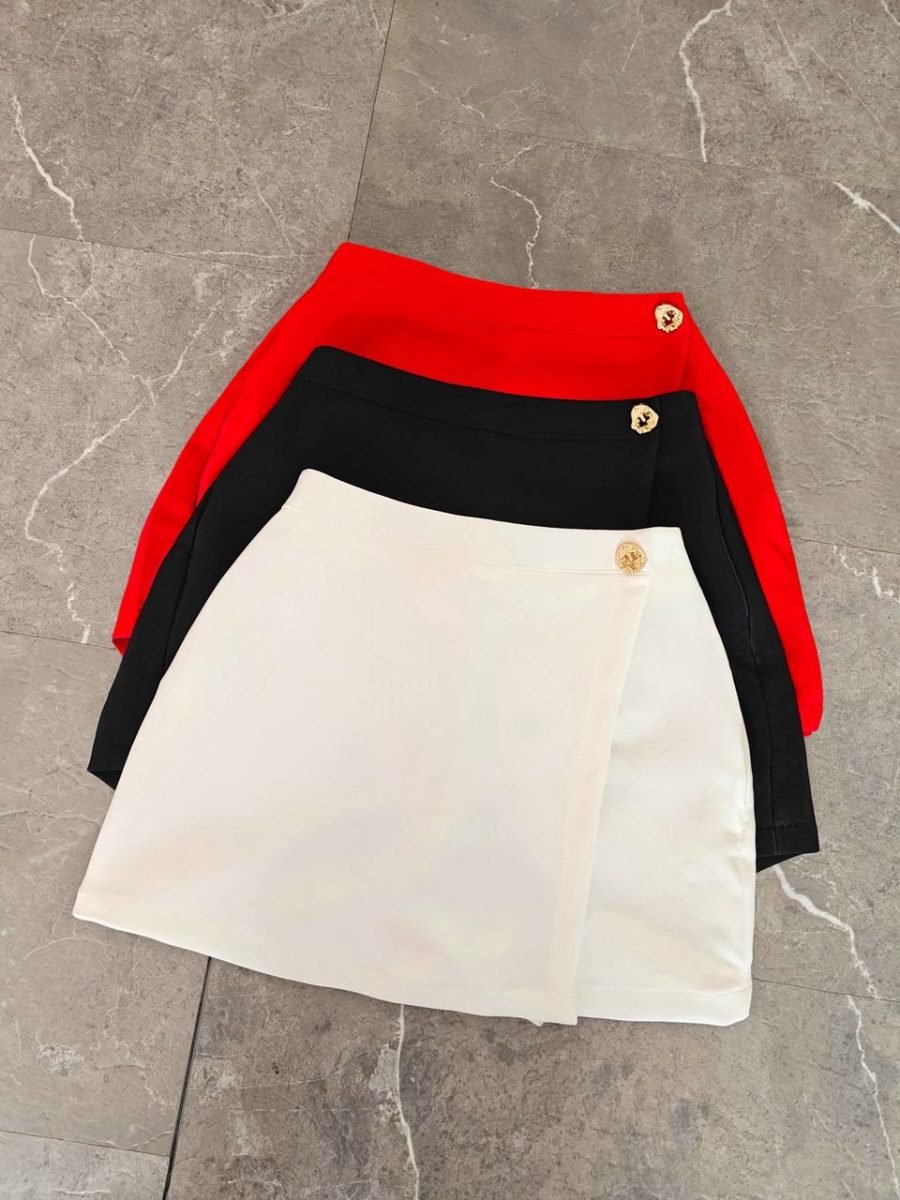 Falda Short Maia (Negro) - EMA COLOMBIA