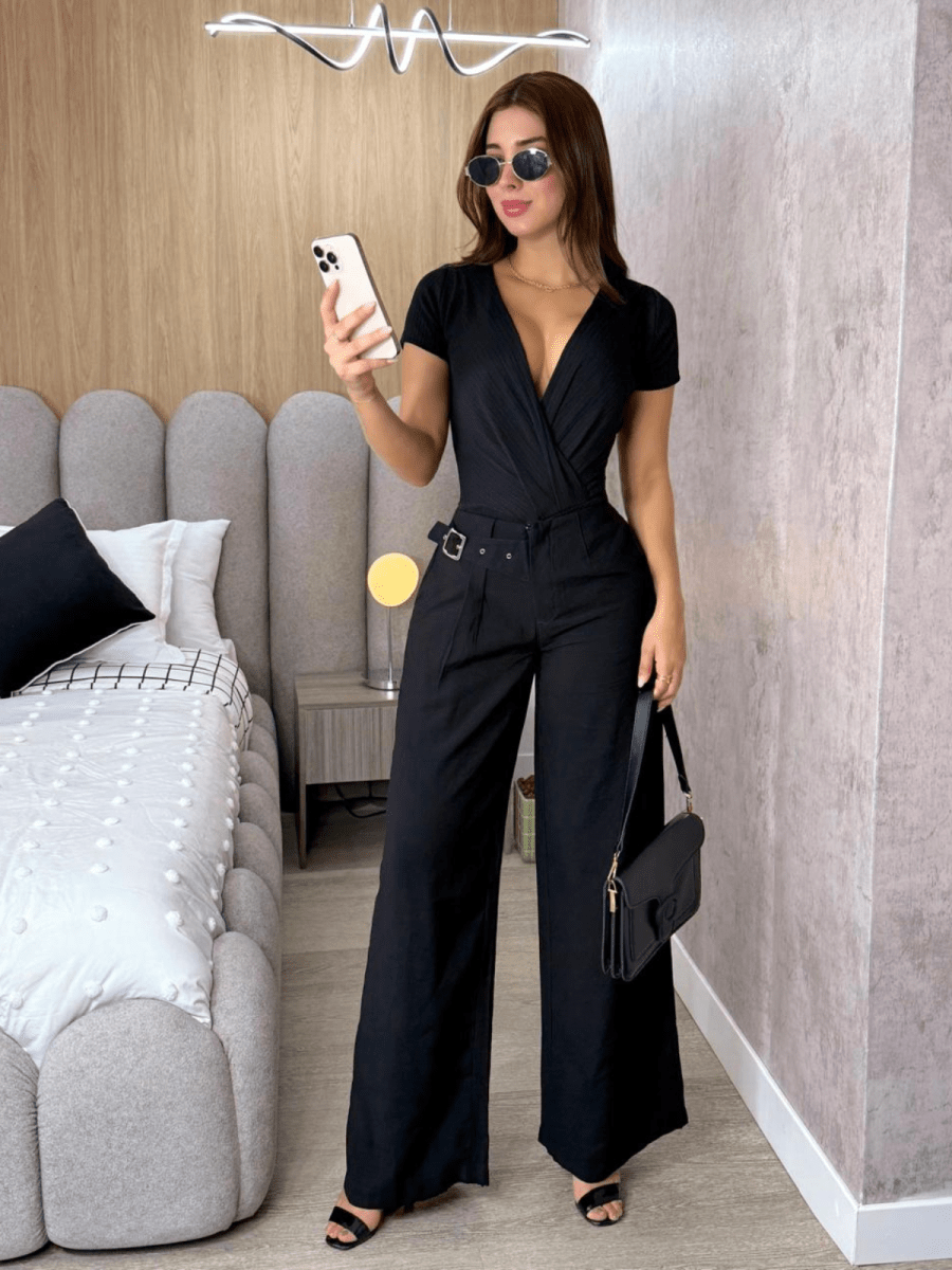 Pantalon Alenis (negro ) - EMA COLOMBIA