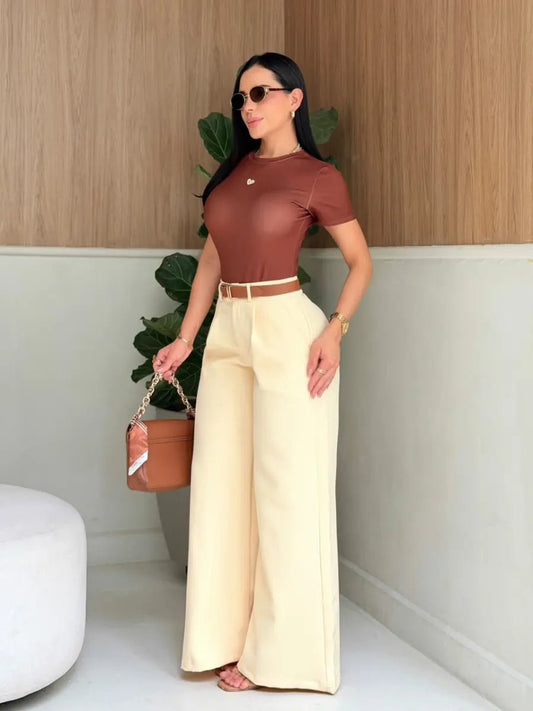 Pantalon Arizona (mantequilla) - EMA COLOMBIA