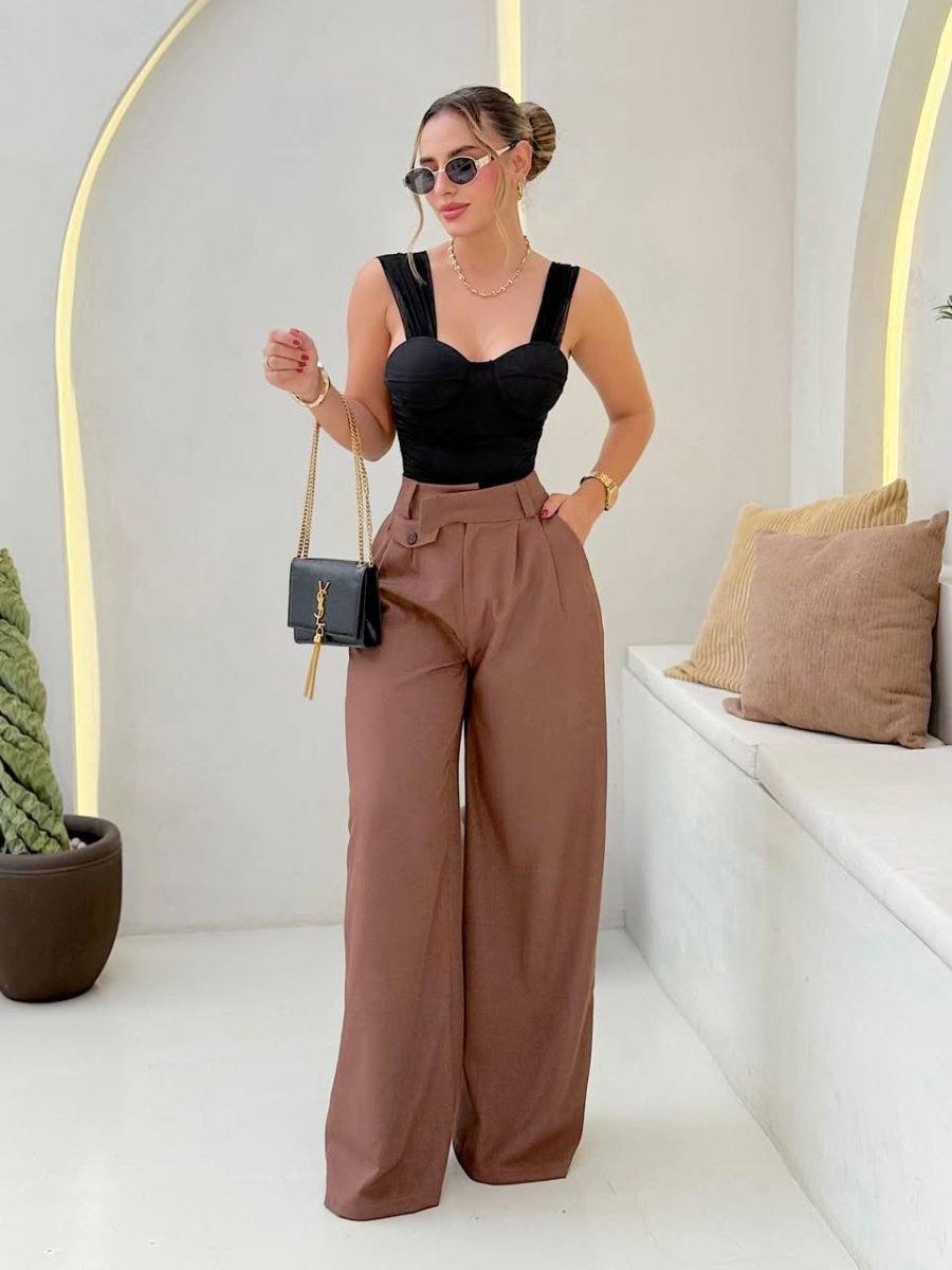 Pantalon coni (mocca) - EMA COLOMBIA