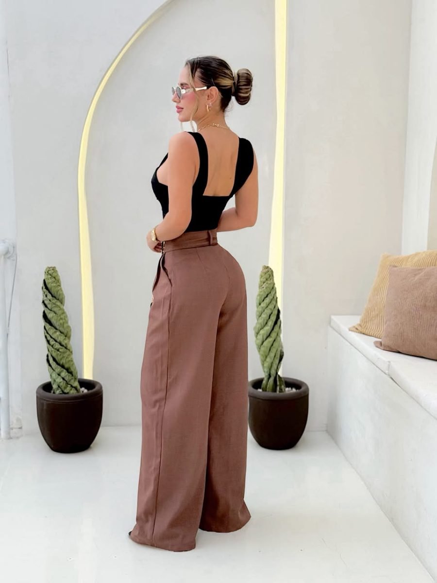 Pantalon coni (mocca) - EMA COLOMBIA