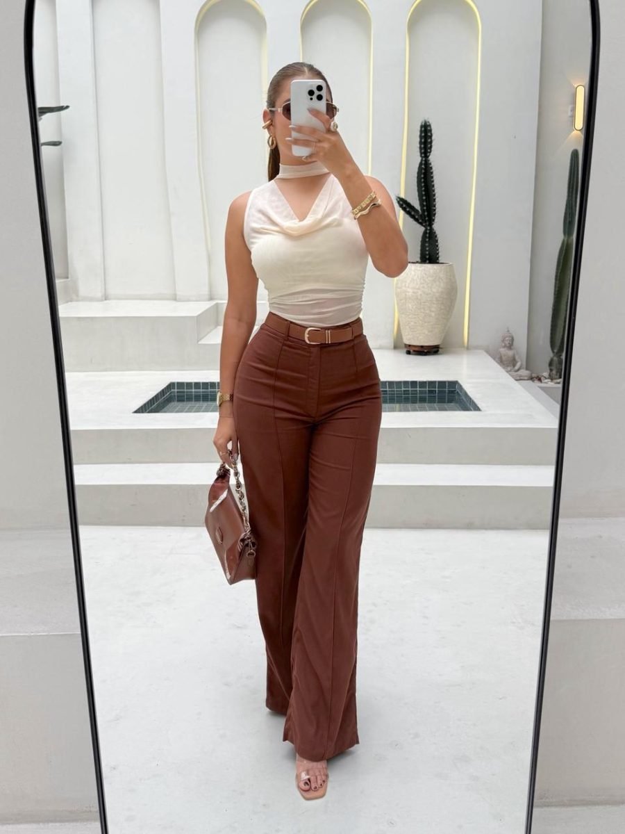 Pantalón Danis (mocca) - EMA COLOMBIA