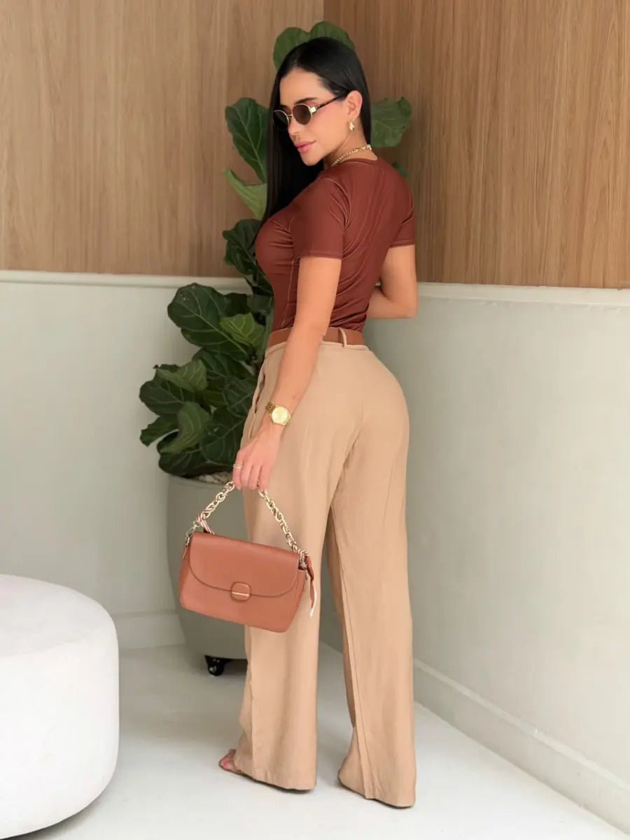 Pantalon Delia (arena ) - EMA COLOMBIA