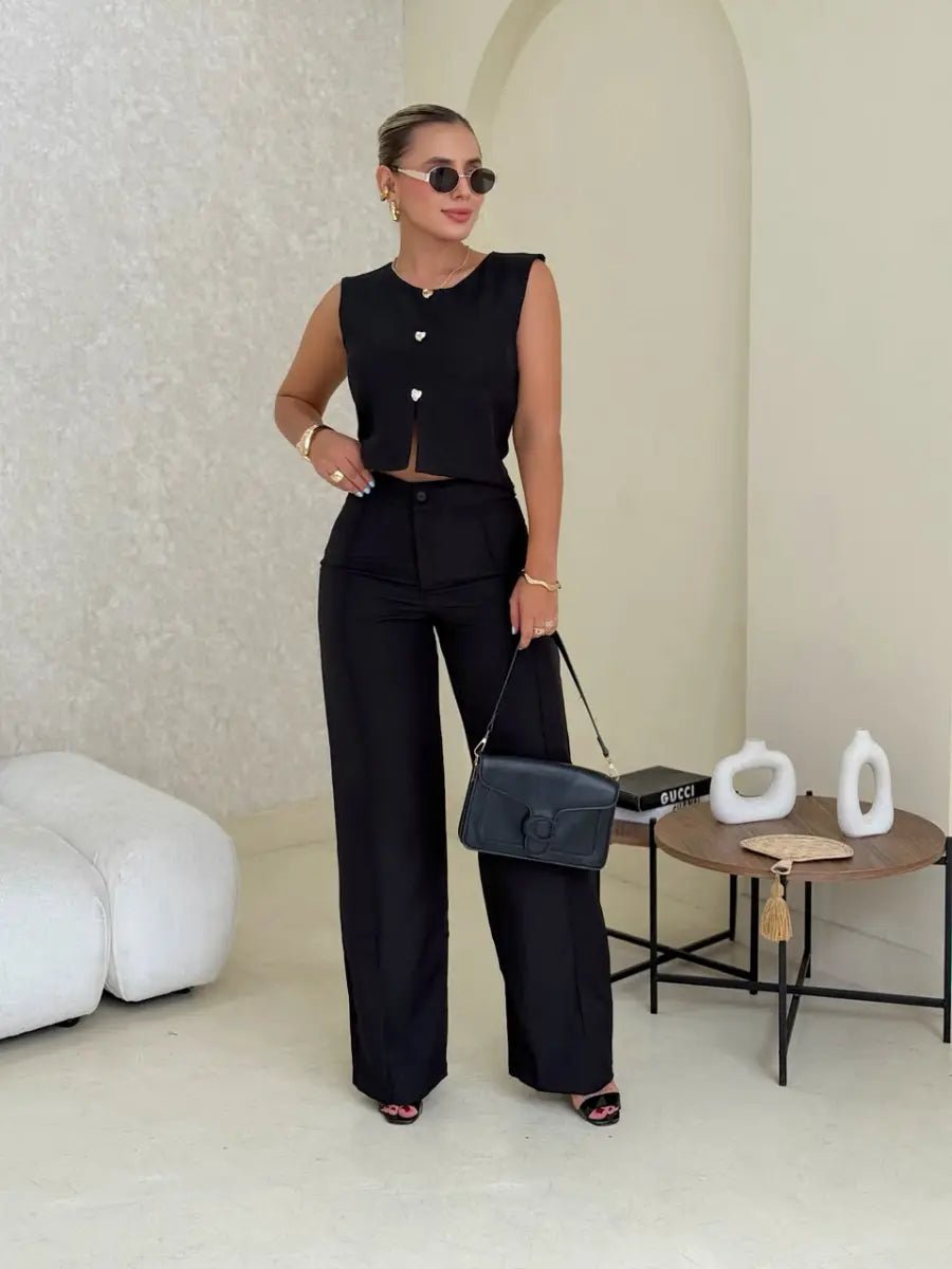 Pantalones Sirenna (negro) - EMA COLOMBIA