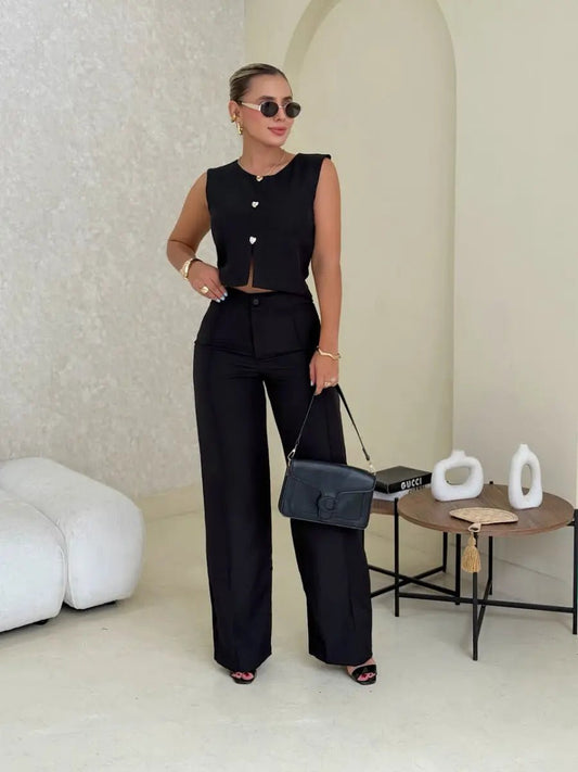 Pantalones Sirenna (negro) - EMA COLOMBIA