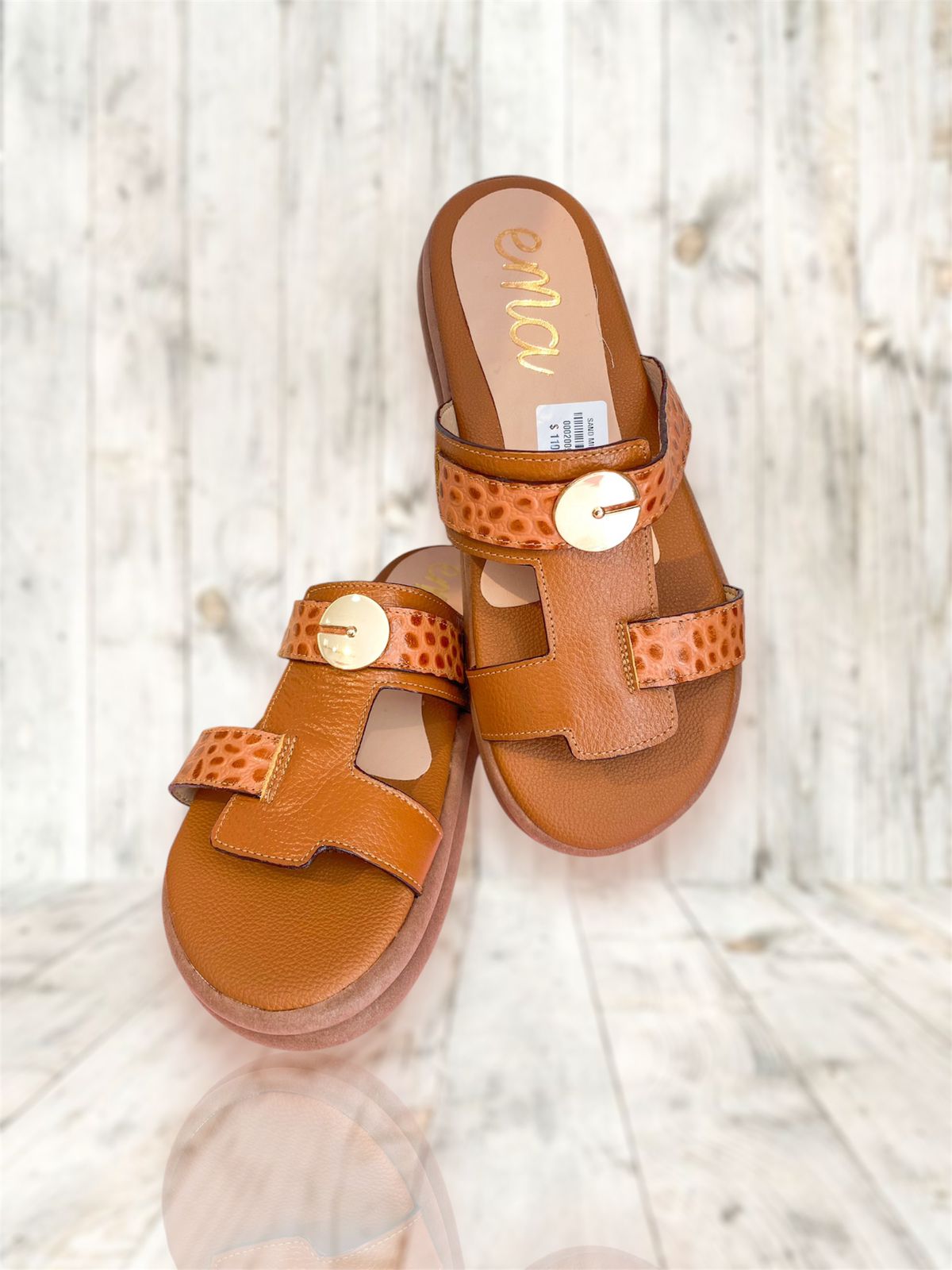 Sandalias Antonia miel - EMA COLOMBIA