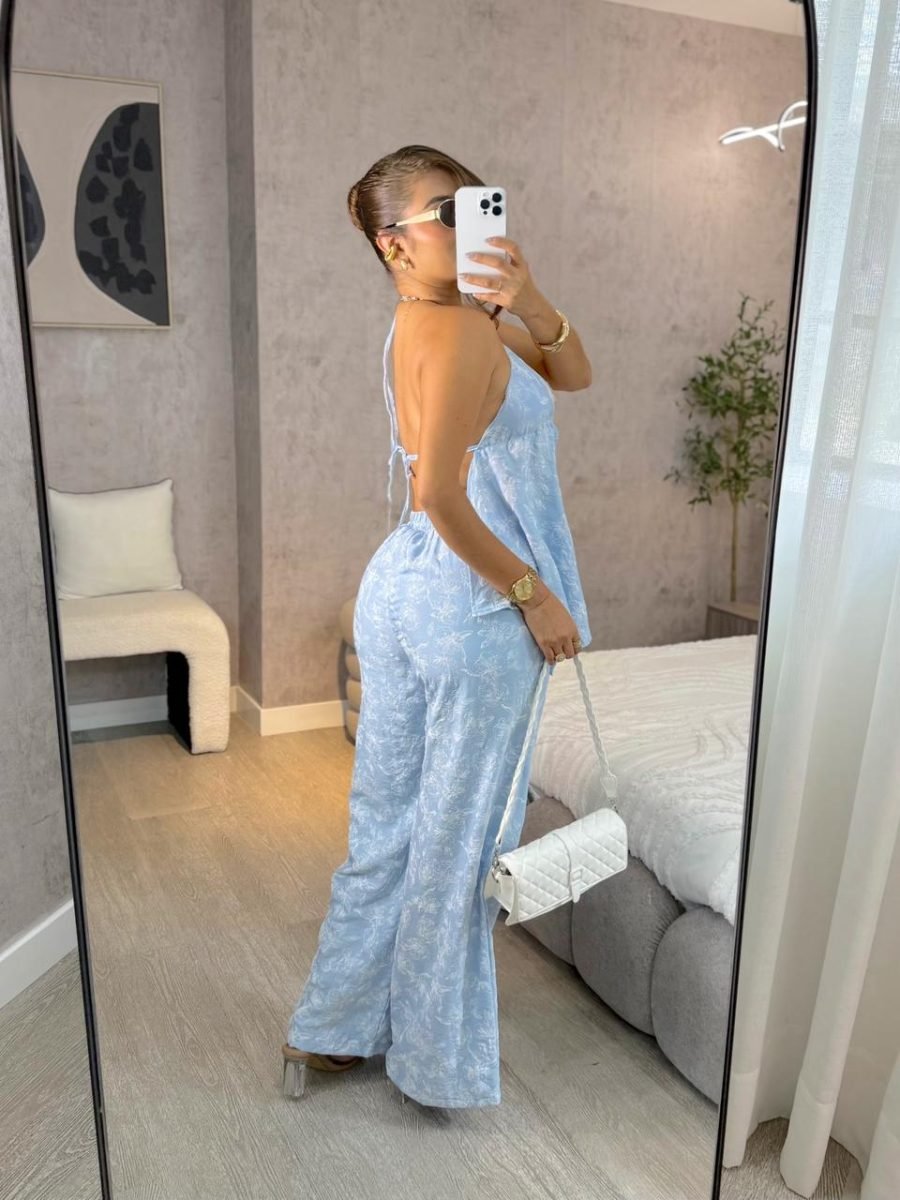 Set Pantalón amazona ( celeste) - EMA COLOMBIA