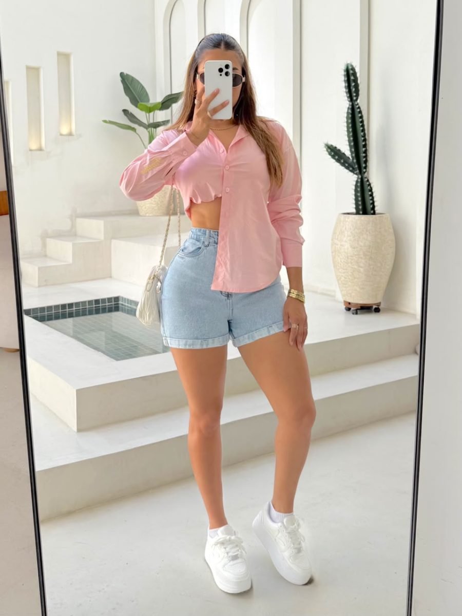 Short Jean lirio claro - EMA COLOMBIA